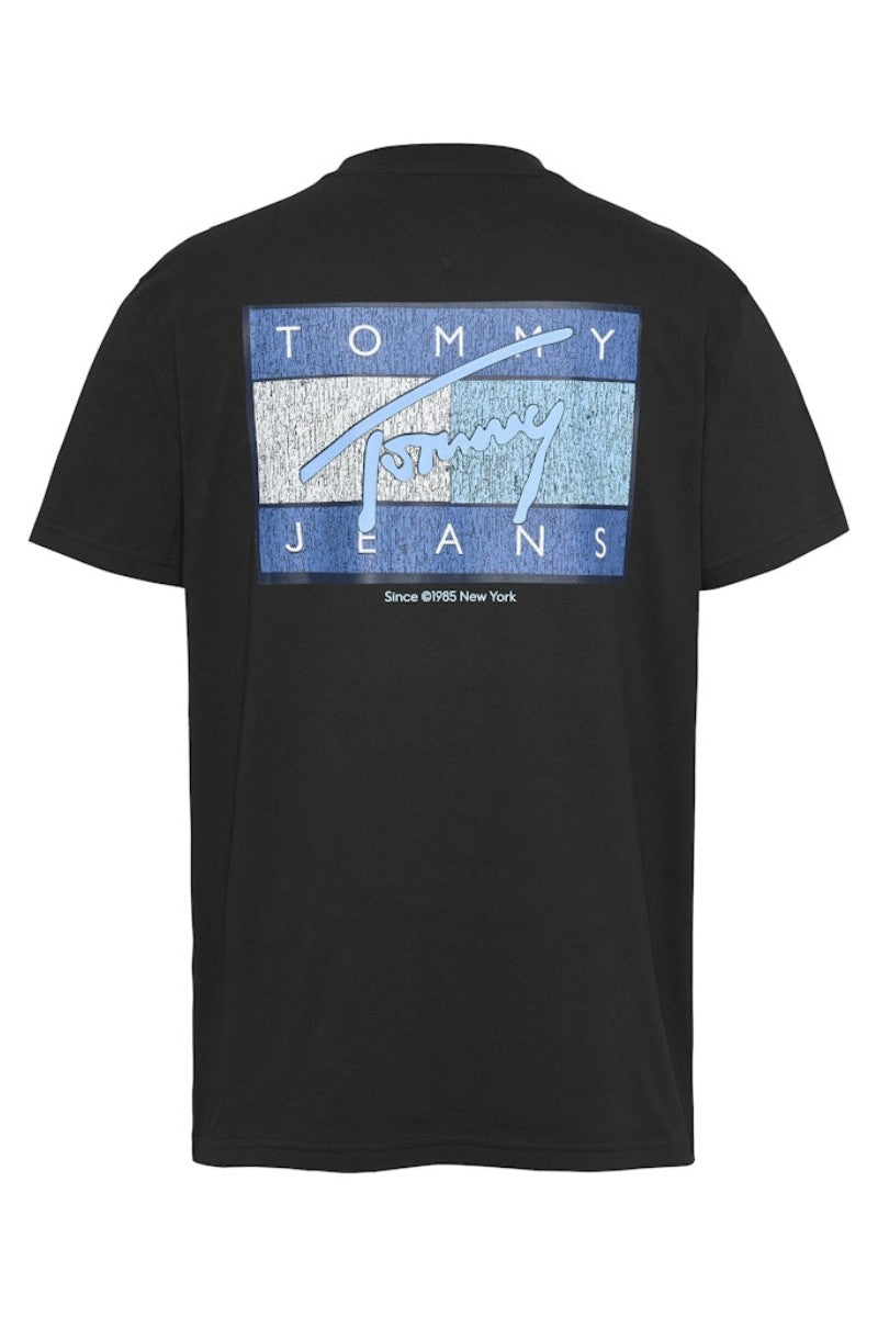 Tommy Jeans RWB Flag T-Shirt Black