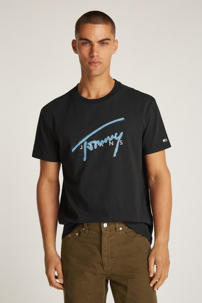 Tommy Jeans Rwb Signature T-Shirt Black