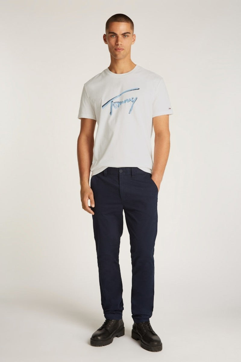 Tommy Jeans Rwb Signature T-Shirt Ecru