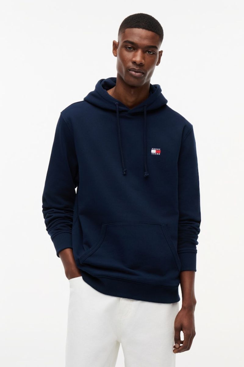 Tommy Jeans Reg Badge Hoodie Navy