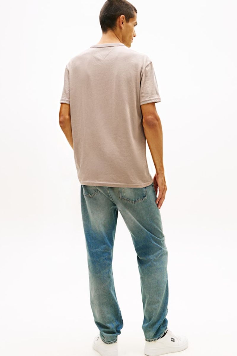 Tommy Jeans Reg Badge T-Shirt Limestone