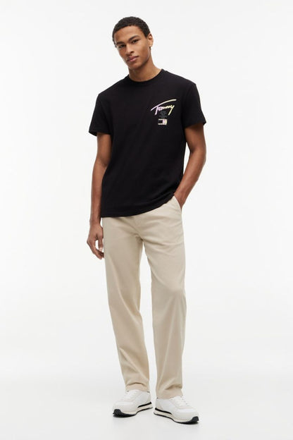 Tommy Jeans Reg City Signature T-Shirt Black
