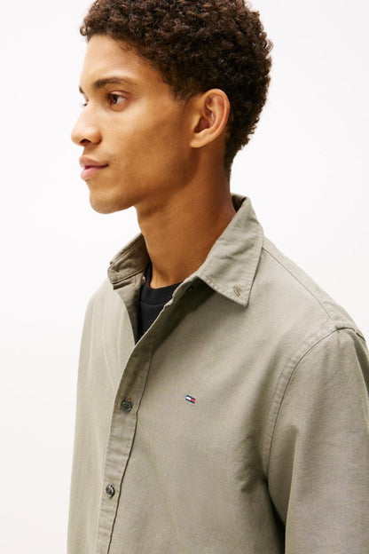 Tommy Jeans Reg Oxford Shirt Green