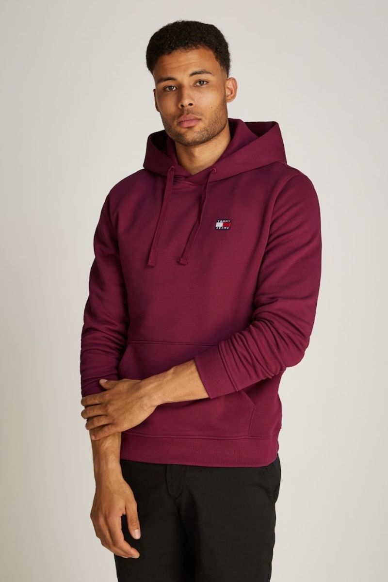 Tommy Jeans Badge Hoodie Grape