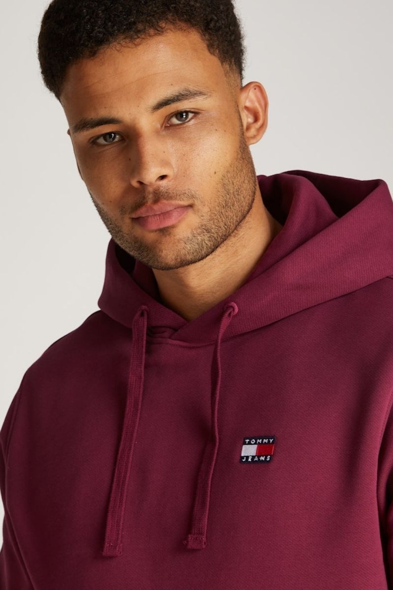 Tommy Jeans Badge Hoodie Grape