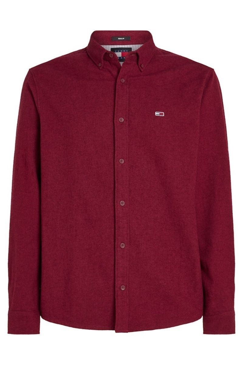 Tommy Jeans Grindle Flannel Shirt Rouge