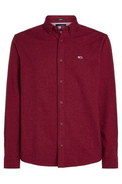 Tommy Jeans Grindle Flannel Shirt Rouge