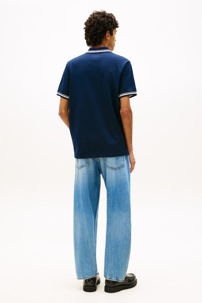 Tommy Jeans Regular Tipped Polo Dark Blue