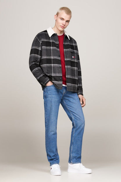 Tommy Jeans Check Sherpa Overshirt