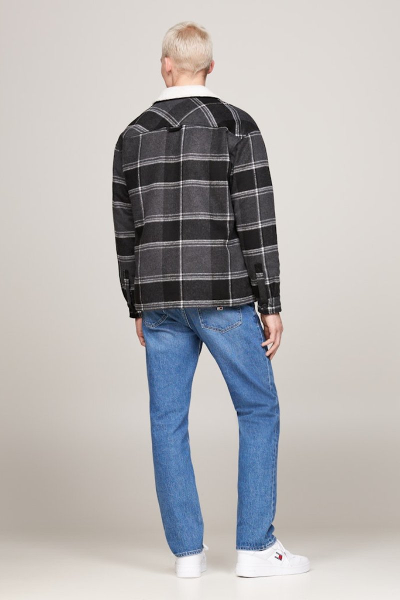 Tommy Jeans Check Sherpa Overshirt