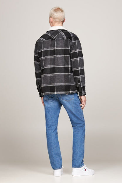 Tommy Jeans Check Sherpa Overshirt