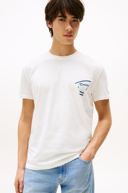 Tommy Jeans Signature City T-Shirt Ecru