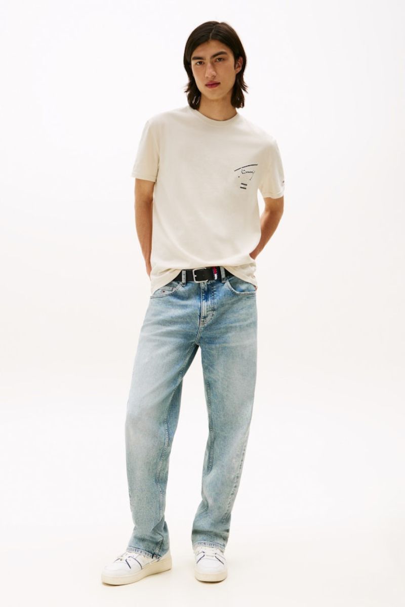 Tommy Jeans Signature City T-Shirt Sand