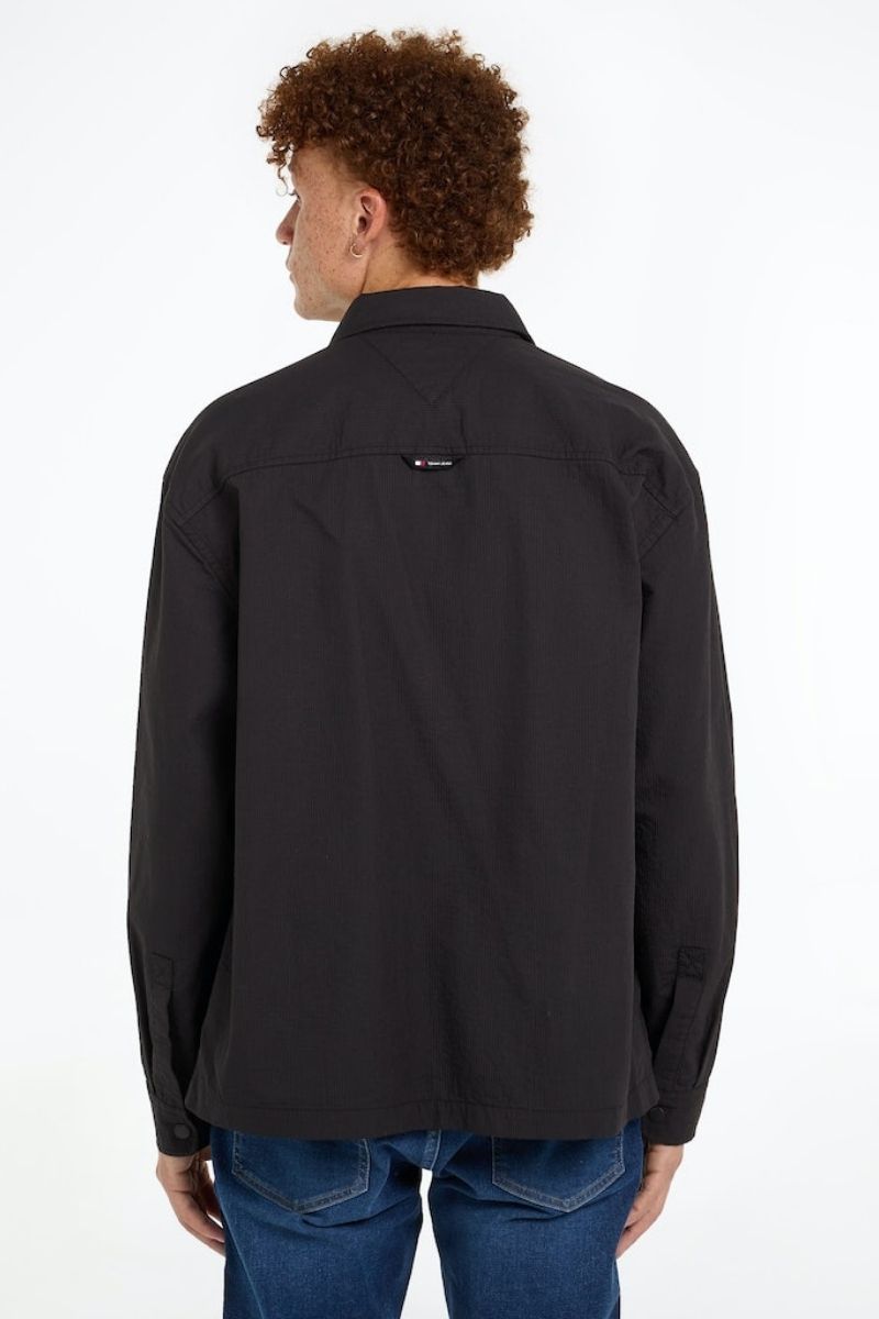 Tommy Jeans Technical Overshirt Black