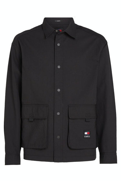 Tommy Jeans Technical Overshirt Black