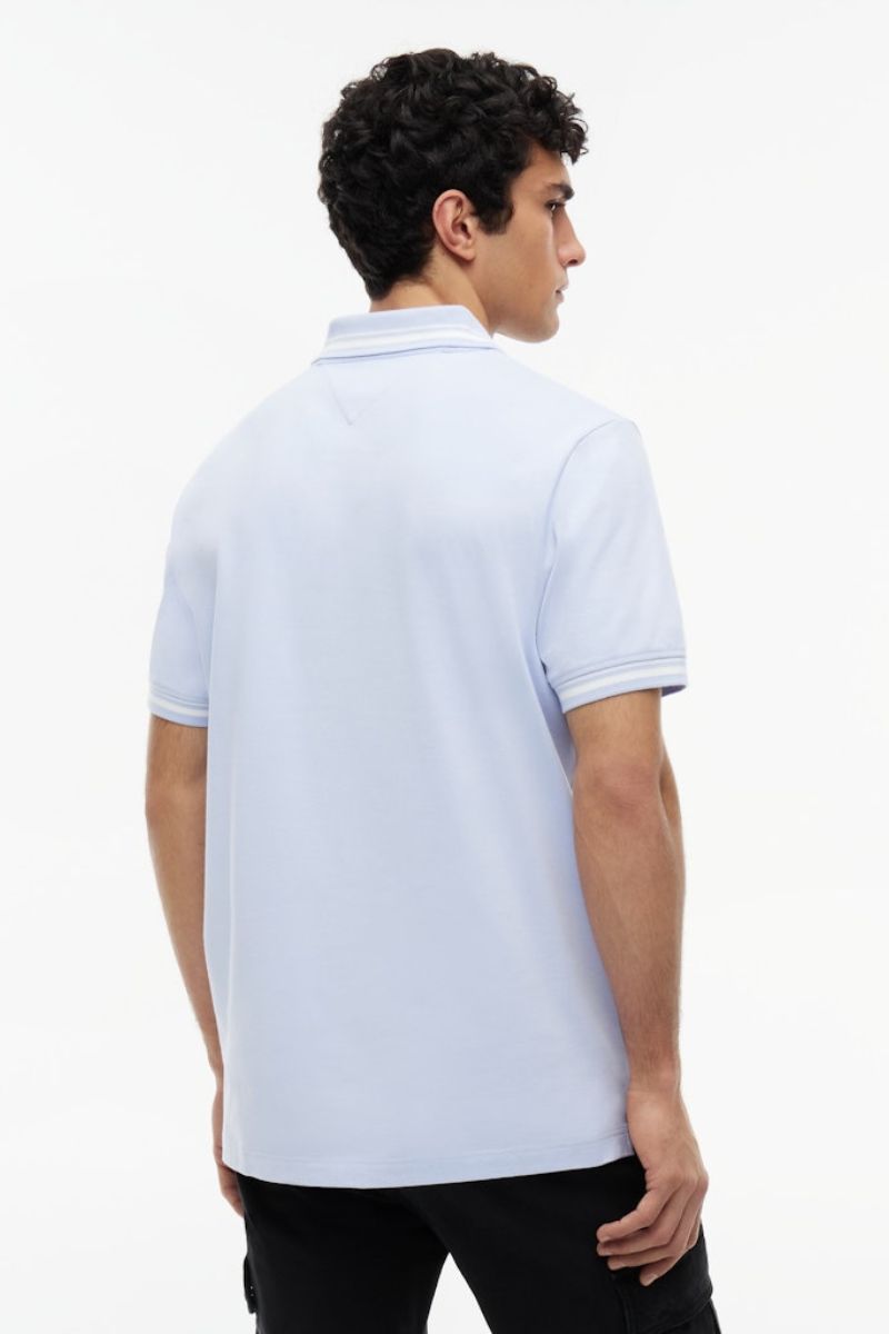 Tommy Jeans Regular Tipped Polo Moonlight