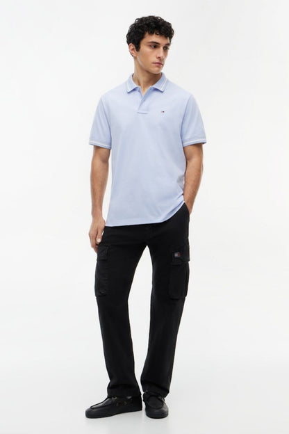Tommy Jeans Regular Tipped Polo Moonlight
