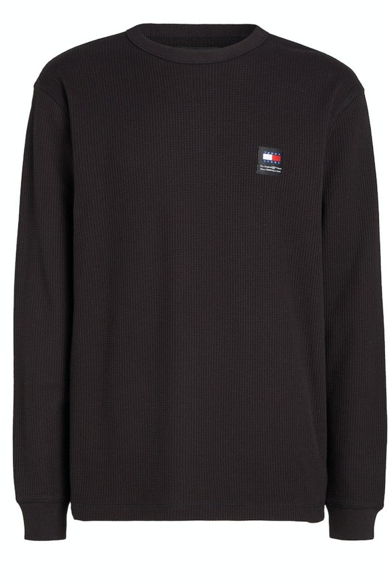 Tommy Jeans Waffle Knit Long Sleeve T-Shirt