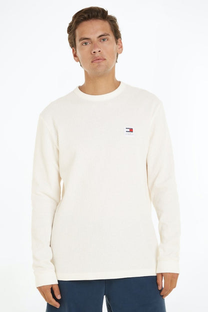 Tommy Jeans Waffle Knit Long Sleeve T-Shirt