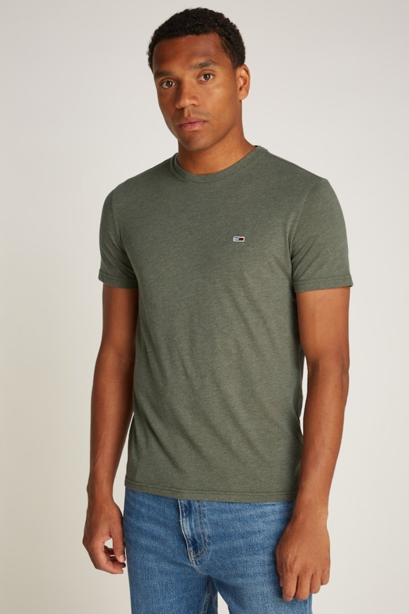 Tommy Jeans XSlim Jasper T-Shirt Green