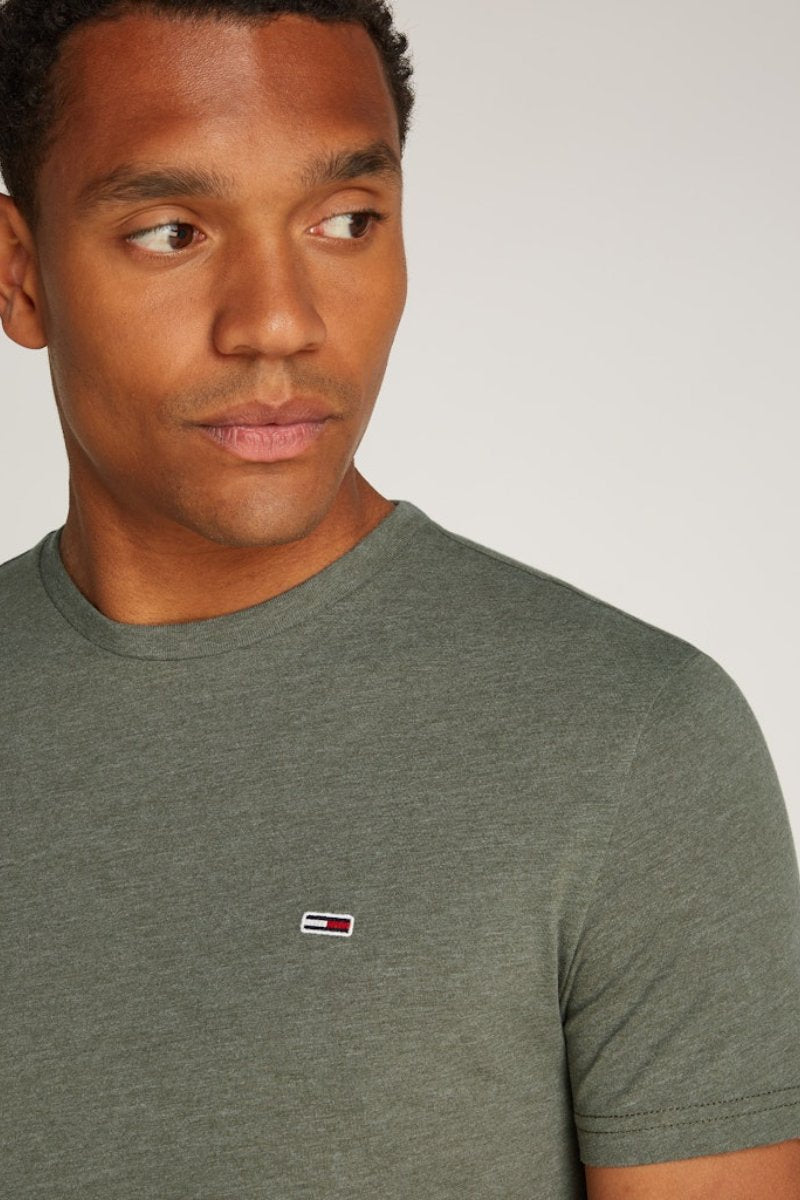 Tommy Jeans XSlim Jasper T-Shirt Green