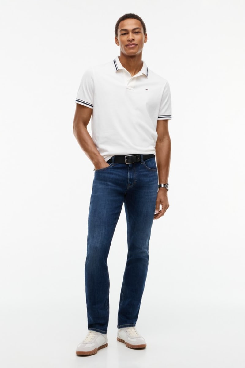 Tommy Jeans 23479 Scanton Slim Fit Whiskered Jeans Denim Dark