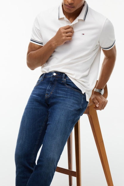 Tommy Jeans 23479 Scanton Slim Fit Whiskered Jeans Denim Dark