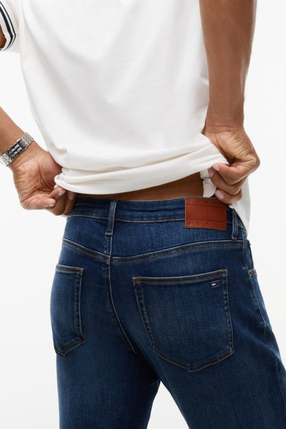 Tommy Jeans 23479 Scanton Slim Fit Whiskered Jeans Denim Dark