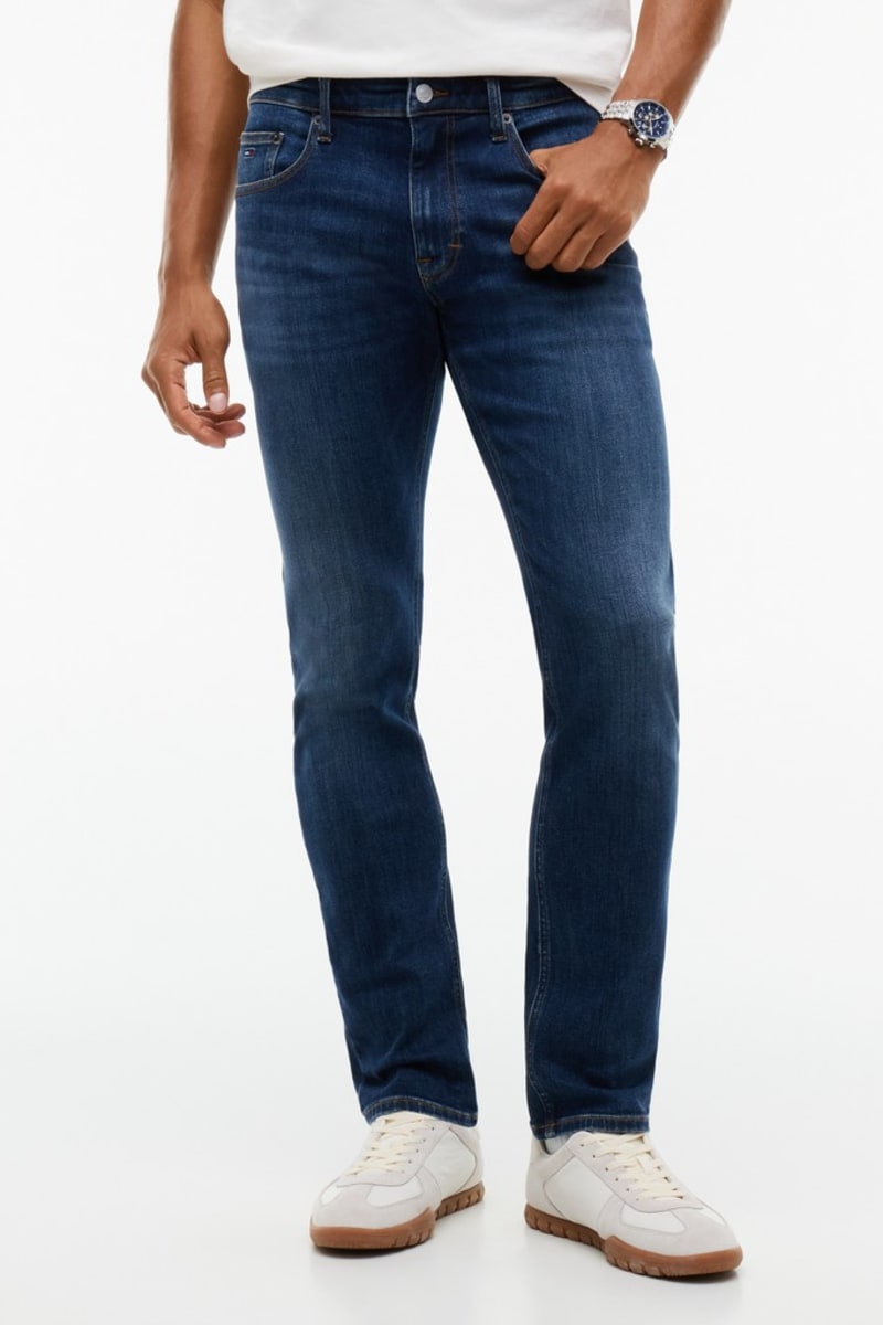 Tommy Jeans 23479 Scanton Slim Fit Whiskered Jeans Denim Dark