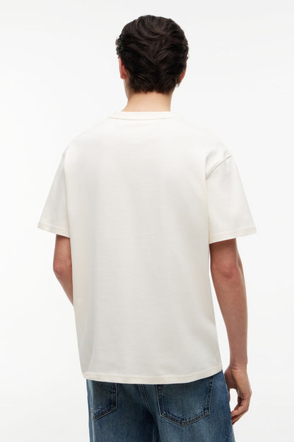 TJM RLX SFlag Tee Aw26 - CREAM