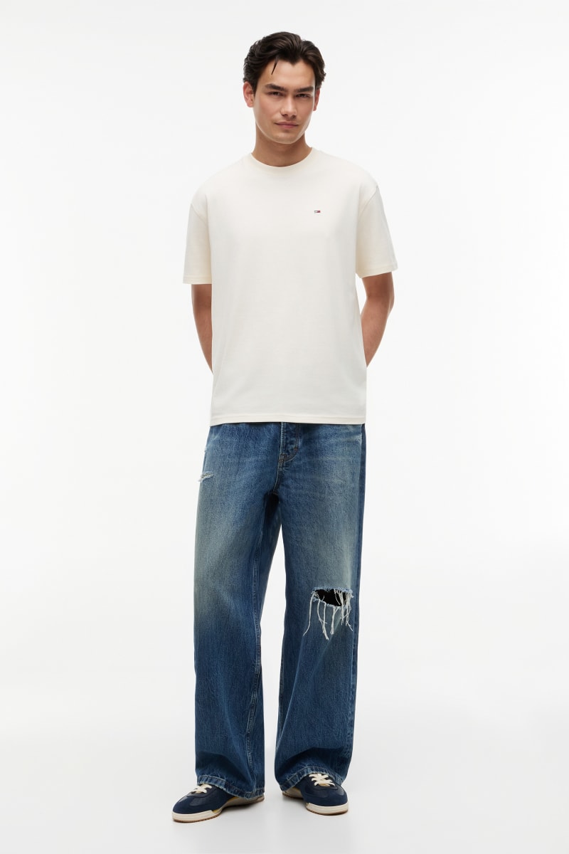 TJM RLX SFlag Tee Aw26 - CREAM