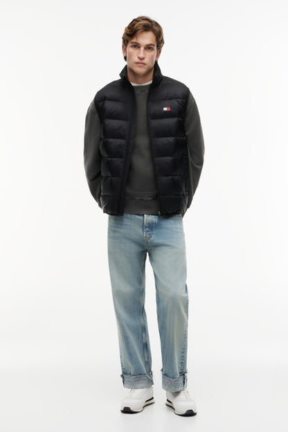 TJM Light Down Packble Vest Aw26 - BLACK