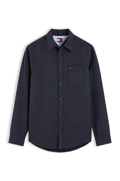 Tommy Jeans 23529 Regular Brushed Flannel Shirt Black