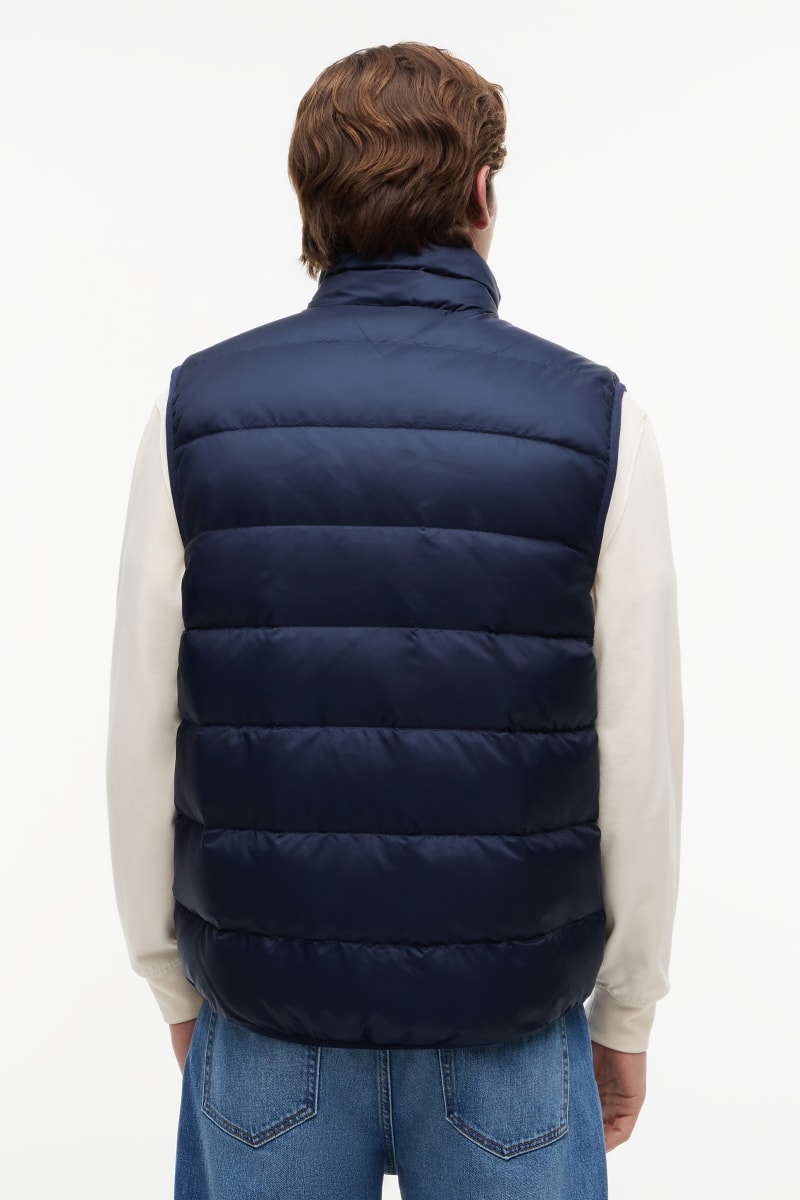 TJM Light Down Packble Vest Aw26 - DK BLUE