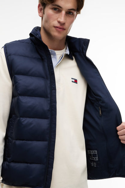 TJM Light Down Packble Vest Aw26 - DK BLUE