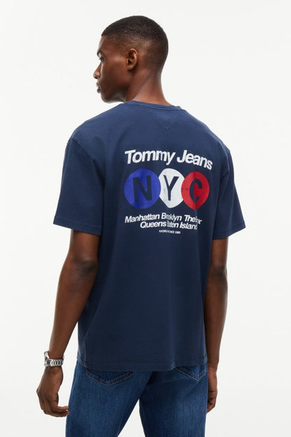 Tommy Jeans Relaxed NYC T-Shirt Dark Blue