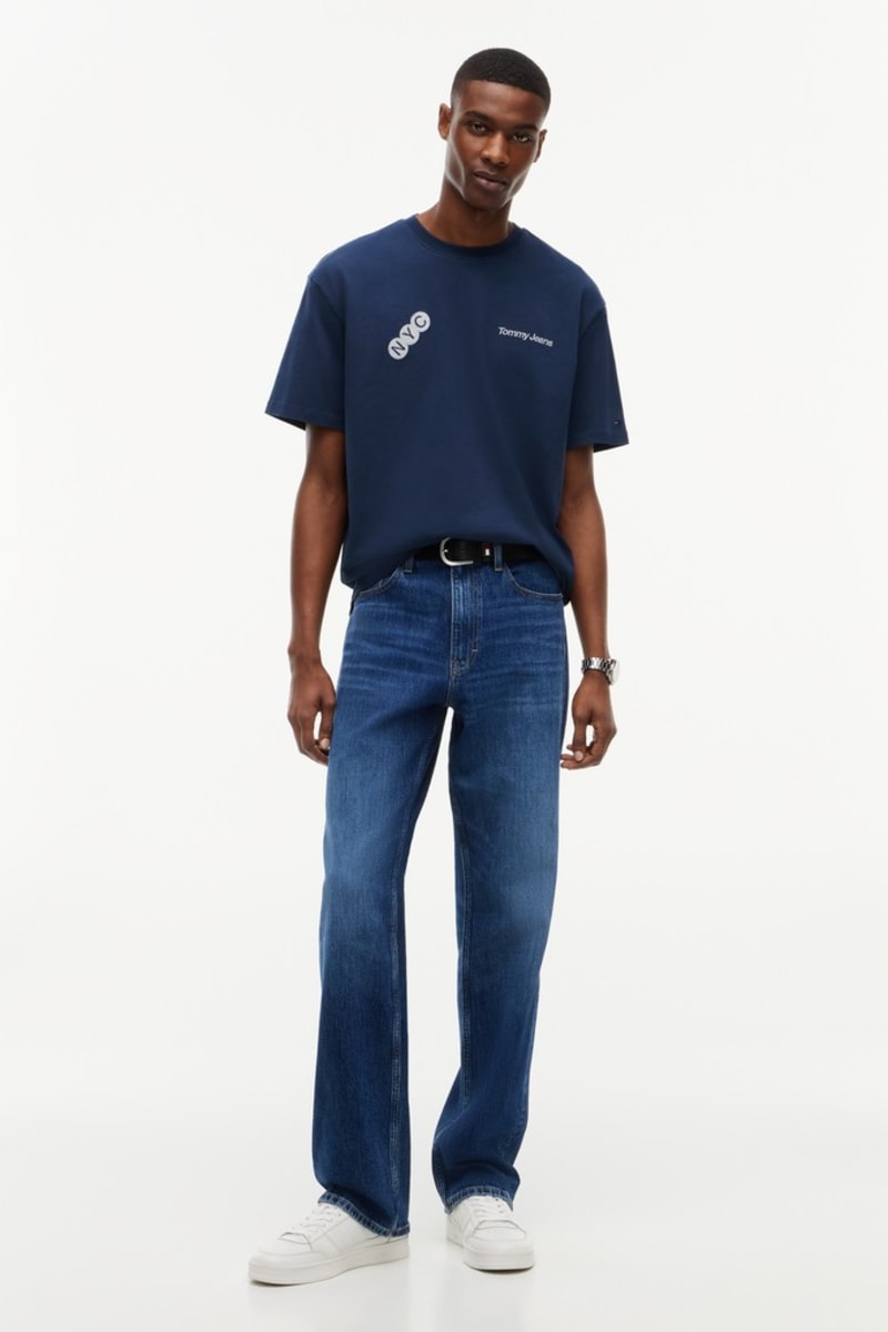 Tommy Jeans Relaxed NYC T-Shirt Dark Blue