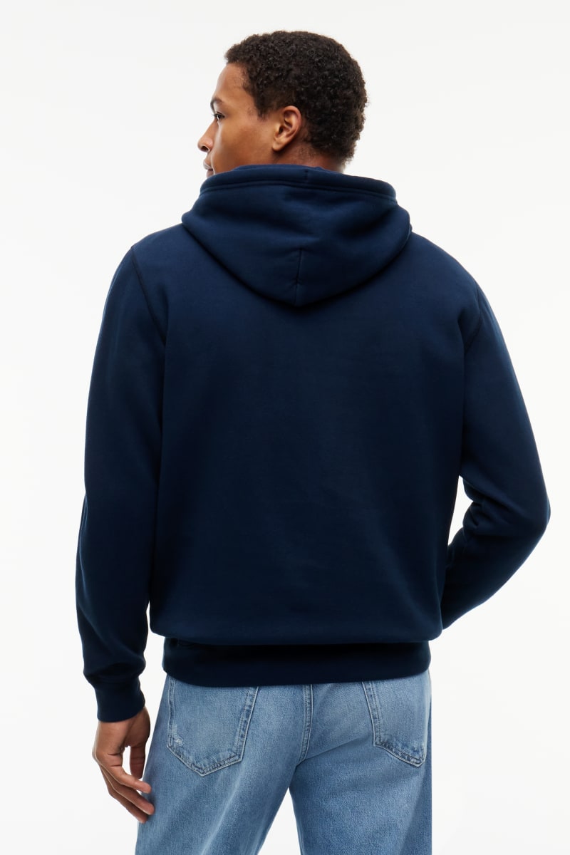 TJM Reg Badge Hoodie Aw26 - DK BLUE