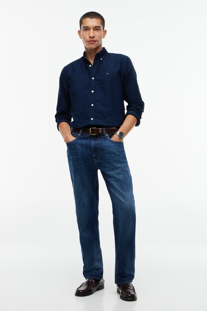 TJM Reg Oxford Shirt Aw26 - DK BLUE