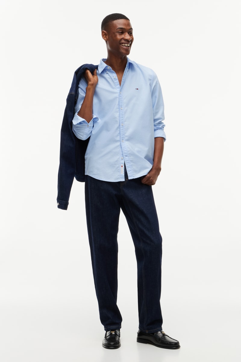TJM Reg Oxford Shirt Aw26 - SWEET BLU