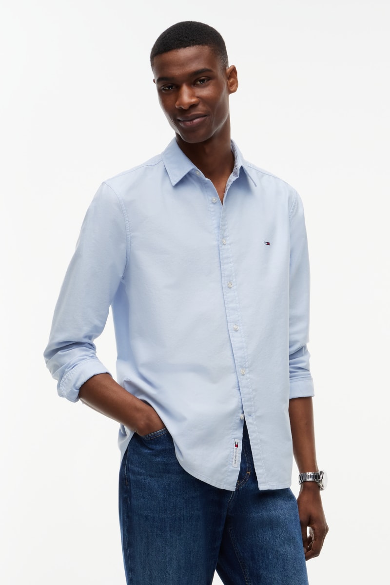 TJM Slim Oxford Shirt Aw26 - BLUE NOTE