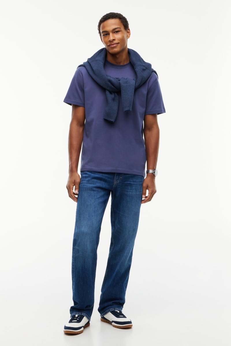 TJM RLX SFlag Tee Aw26 - NAVY