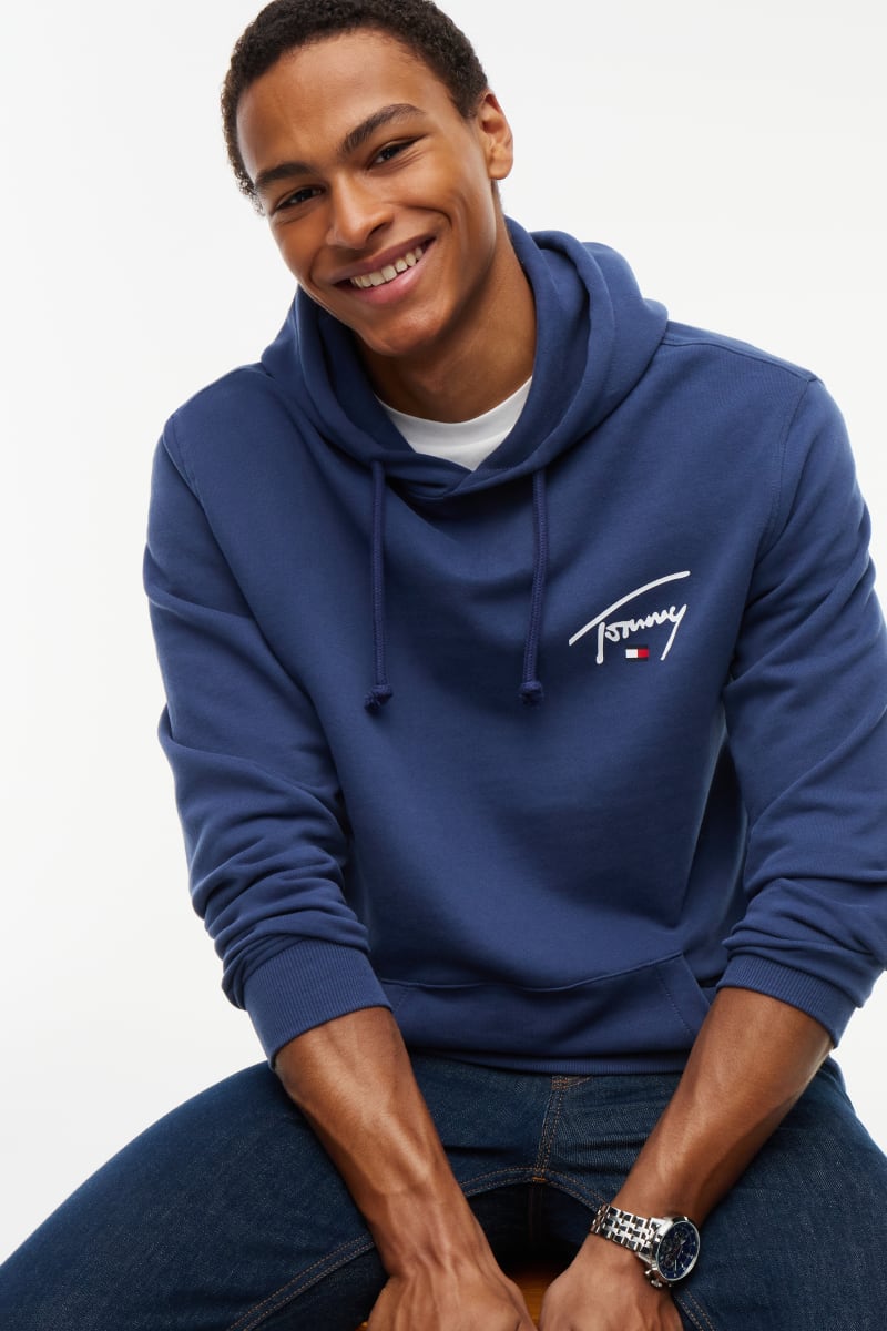 TJM Reg Entry Signature Hood Aw26 - NAVY