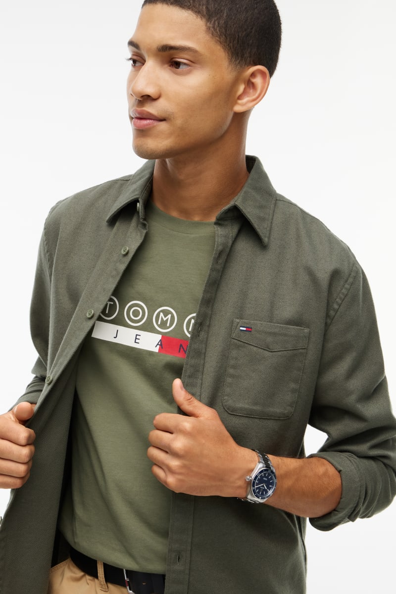 TJM Reg Flannel Shirt Aw26 - ROCKY MTN