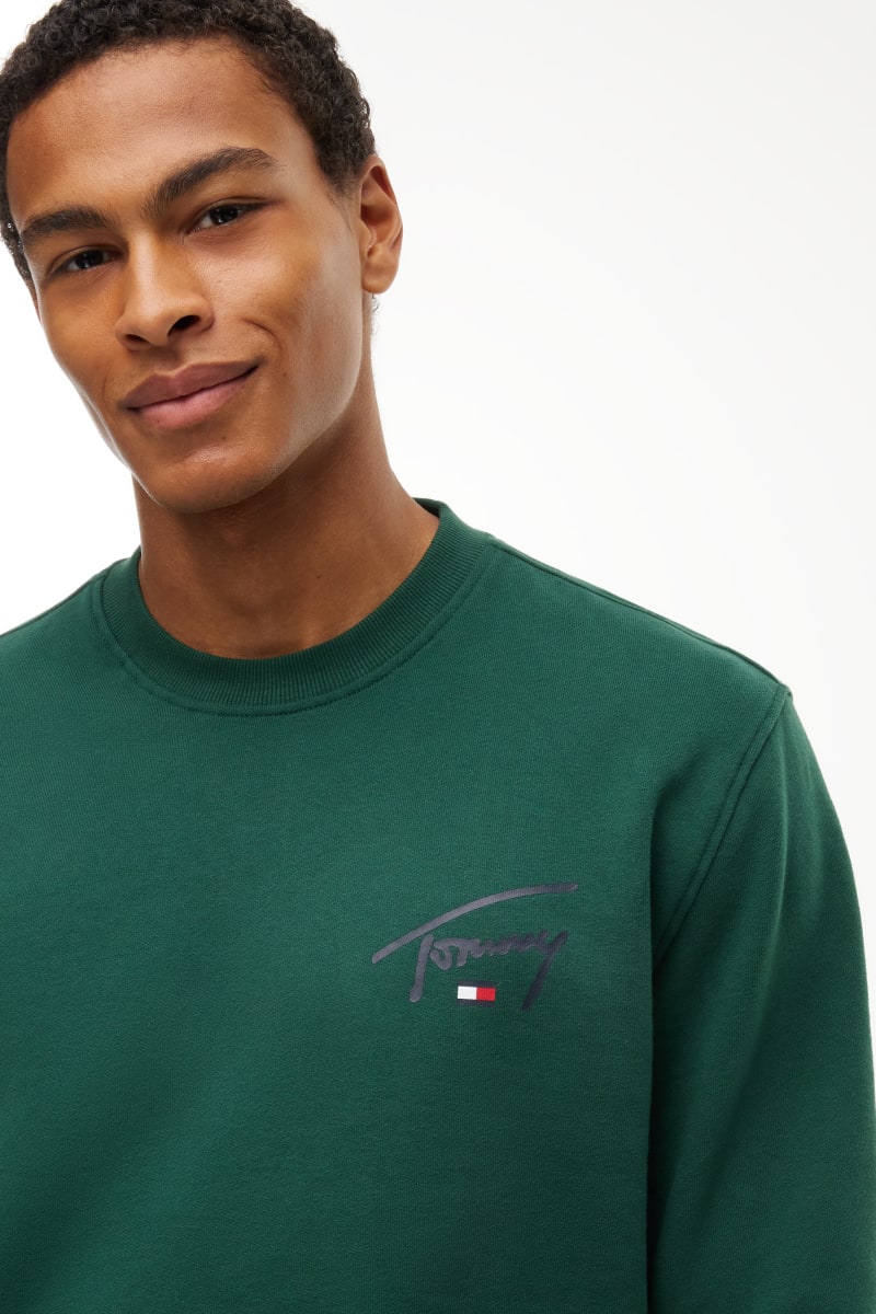TJM Reg Entry Sign Sweat Aw26 - VELVET GRE