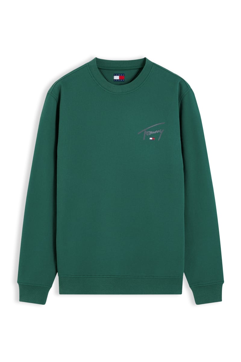 TJM Reg Entry Sign Sweat Aw26 - VELVET GRE
