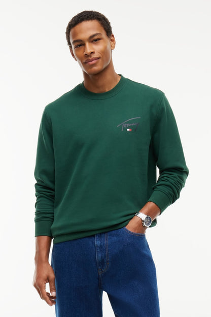 TJM Reg Entry Sign Sweat Aw26 - VELVET GRE