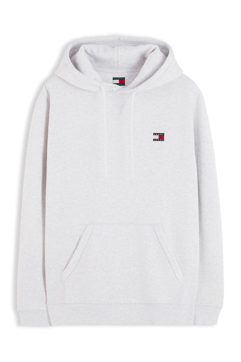 TJM Reg Badge Hoodie Aw26 - ICE GRY
