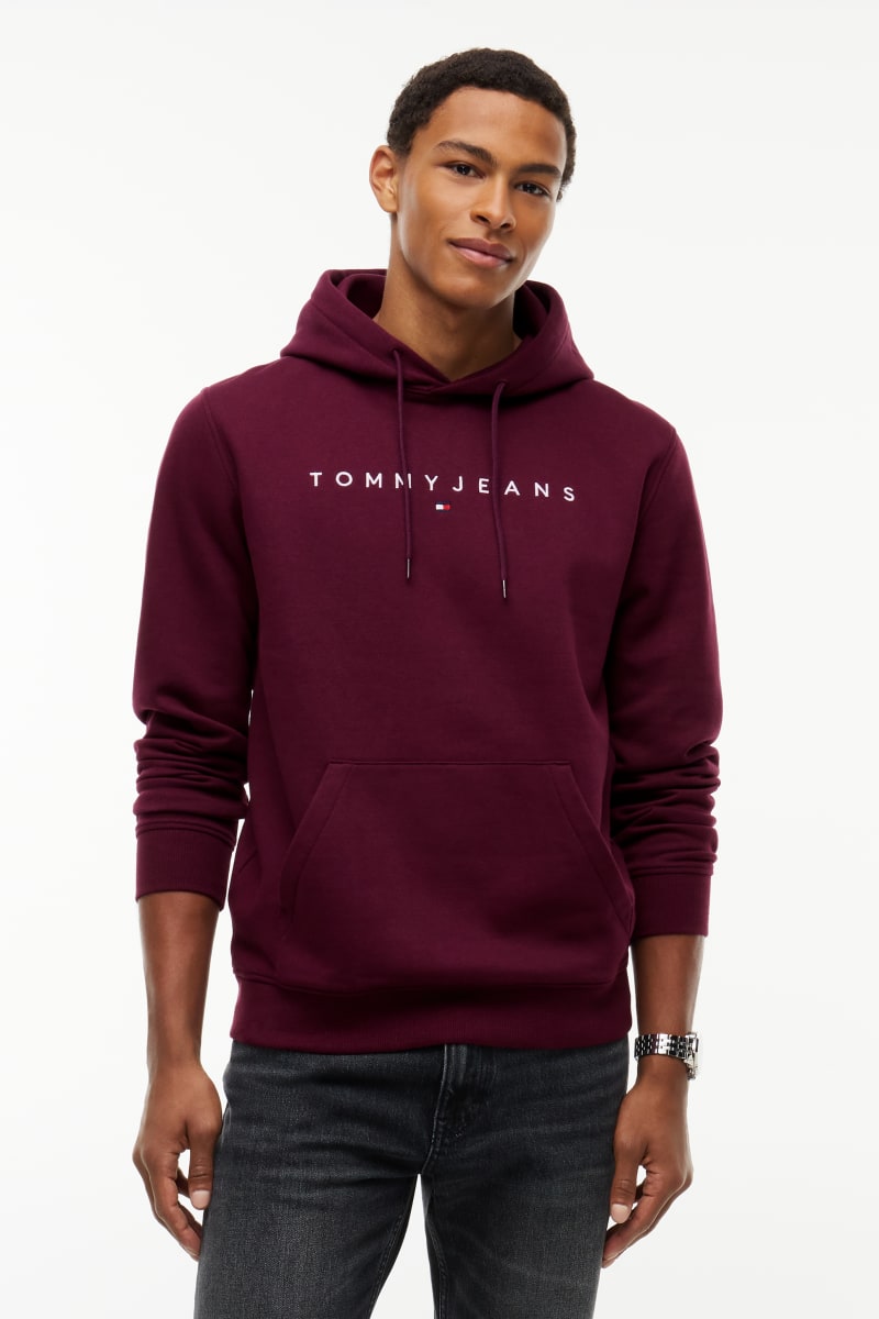 TJM Reg Linear Logo Hood Aw26 - CALYPSO