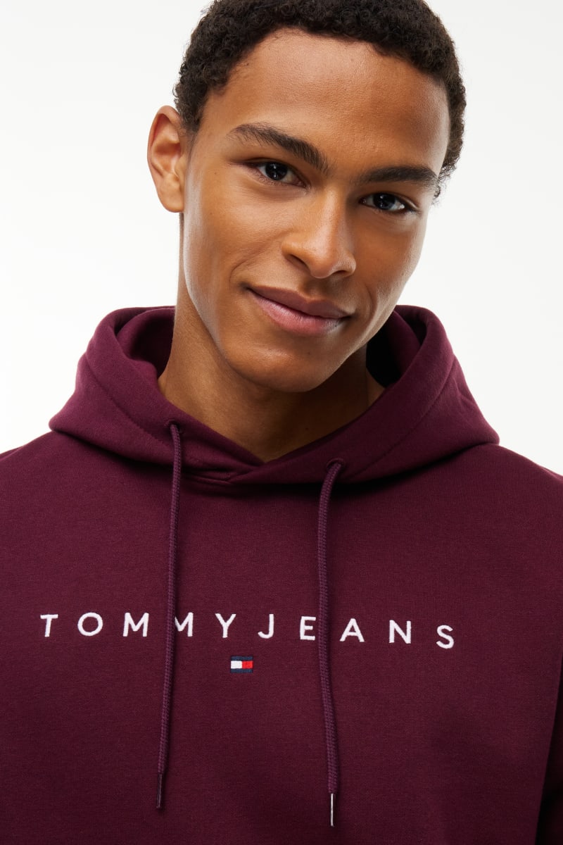 TJM Reg Linear Logo Hood Aw26 - CALYPSO